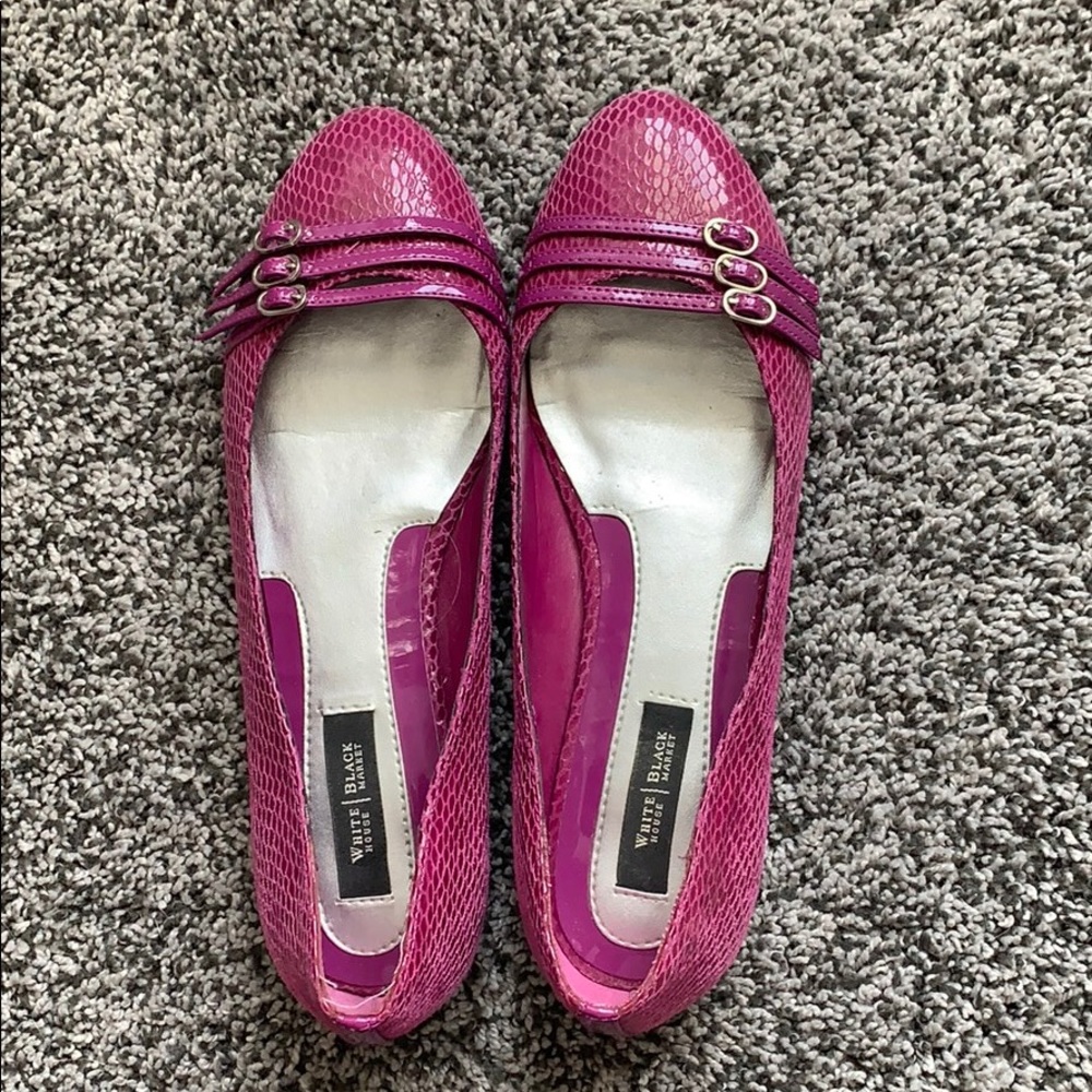 White House black market ballet flats